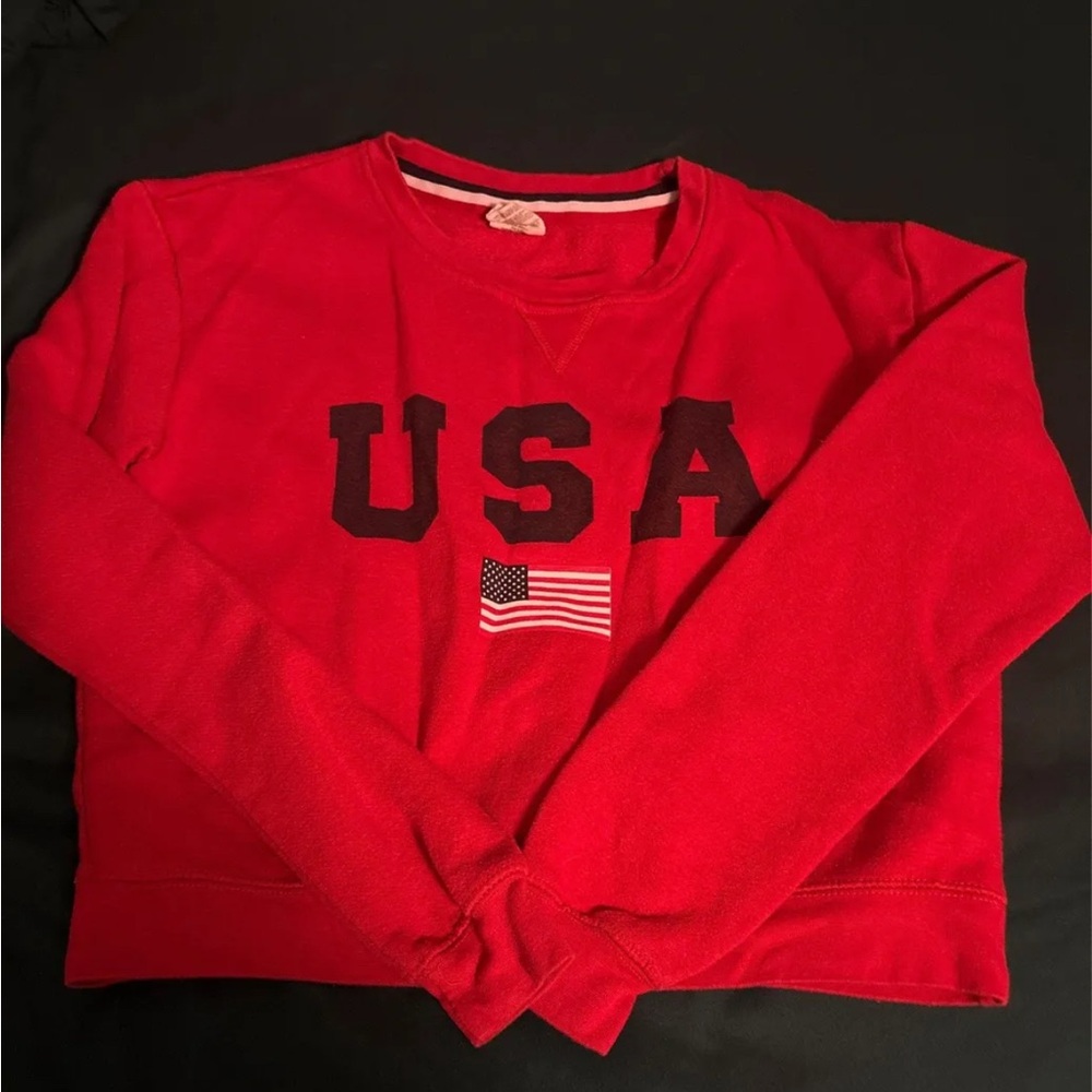 Red USA Sweatshirt